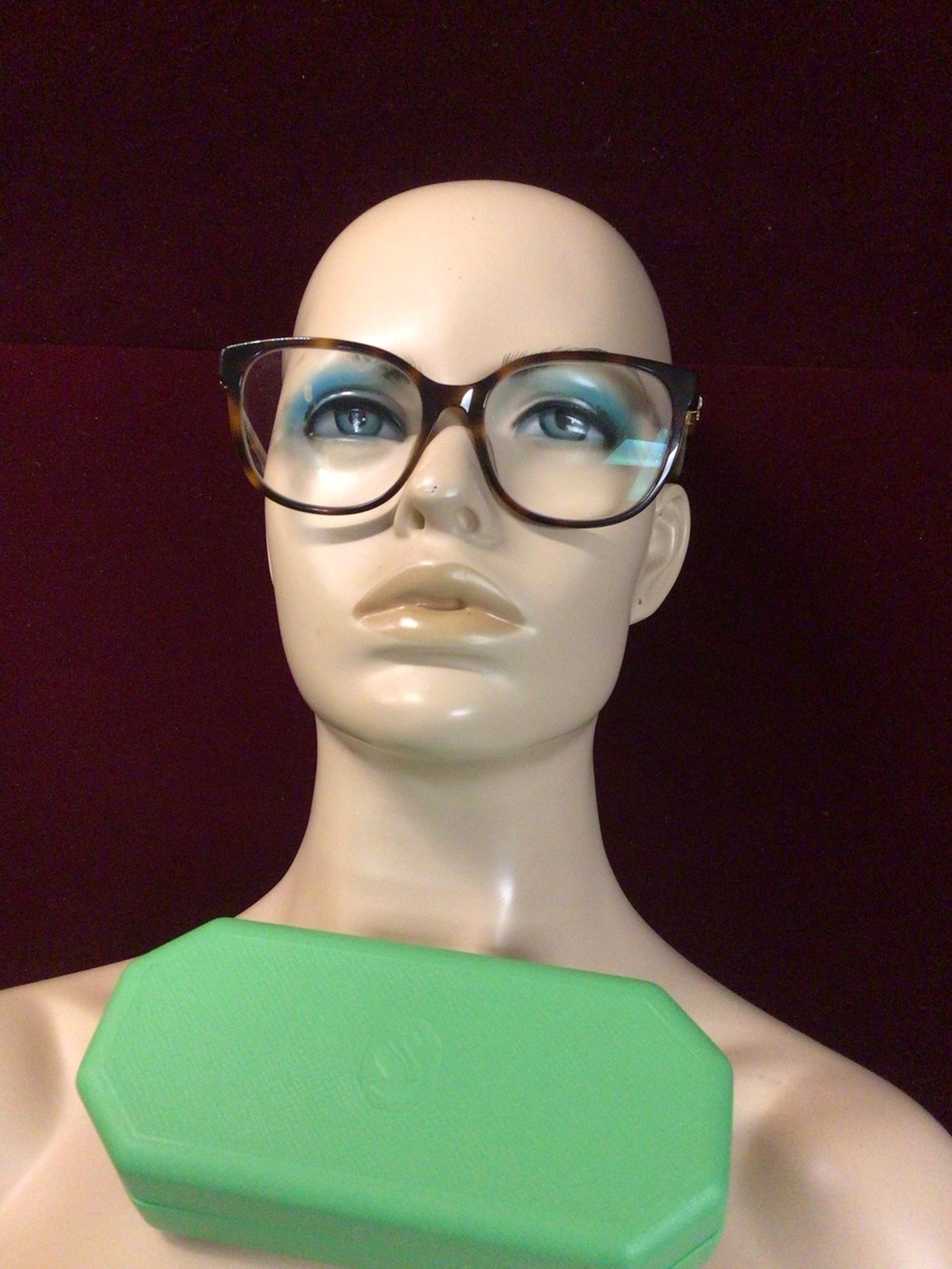 Swarovski pre own womens tortoise Eyeglasses SK5401 with case. 54[]16 140.